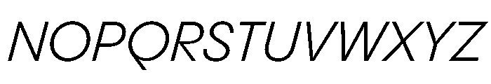 PPPangramSansNormal RegularItalic Instance Font UPPERCASE