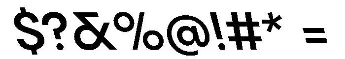 PPPangramSansNormal SemiboldReclined Instance Font OTHER CHARS