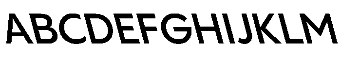 PPPangramSansNormal SemiboldReclined Instance Font UPPERCASE