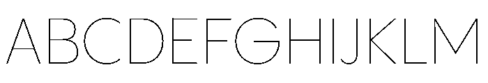 PPPangramSansNormal Thin Instance Font UPPERCASE
