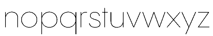 PPPangramSansNormal Thin Instance Font LOWERCASE