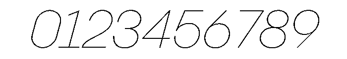 PPPangramSansNormal ThinItalic Instance Font OTHER CHARS
