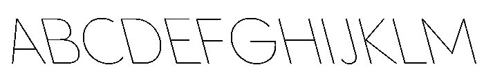 PPPangramSansNormal ThinReclined Instance Font UPPERCASE