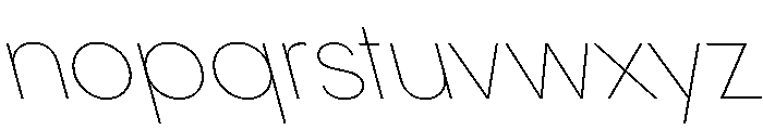 PPPangramSansNormal ThinReclined Instance Font LOWERCASE