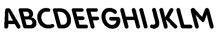 PPPangramSansRoundedCompact BoldReclined Instance Font UPPERCASE