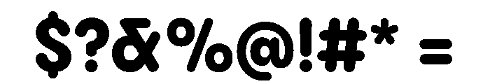 PPPangramSansRoundedCompact Extrabold Instance Font OTHER CHARS