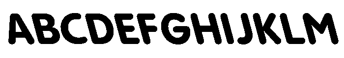 PPPangramSansRoundedCompact ExtraboldReclined Instance Font UPPERCASE