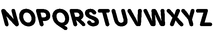 PPPangramSansRoundedCompact ExtraboldReclined Instance Font UPPERCASE