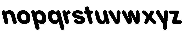 PPPangramSansRoundedCompact ExtraboldReclined Instance Font LOWERCASE