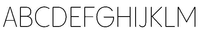 PPPangramSansRoundedCompact Extralight Instance Font UPPERCASE
