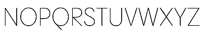 PPPangramSansRoundedCompact Extralight Instance Font UPPERCASE