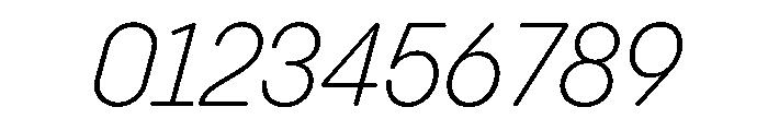 PPPangramSansRoundedCompact LightItalic Instance Font OTHER CHARS