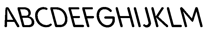 PPPangramSansRoundedCompact MediumReclined Instance Font UPPERCASE
