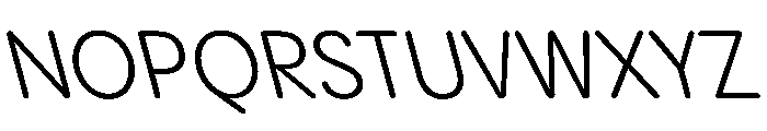 PPPangramSansRoundedCompact RegularReclined Instance Font UPPERCASE