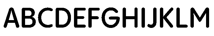 PPPangramSansRoundedCompact Semibold Instance Font UPPERCASE