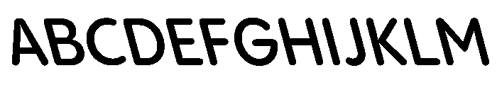 PPPangramSansRoundedCompact SemiboldReclined Instance Font UPPERCASE