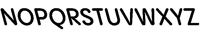 PPPangramSansRoundedCompact SemiboldReclined Instance Font UPPERCASE