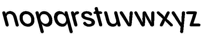 PPPangramSansRoundedCompact SemiboldReclined Instance Font LOWERCASE