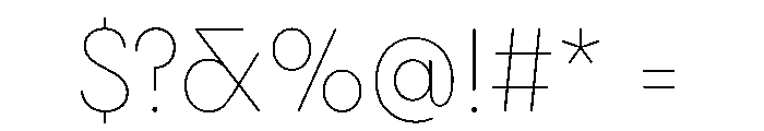 PPPangramSansRoundedCompact Thin Instance Font OTHER CHARS