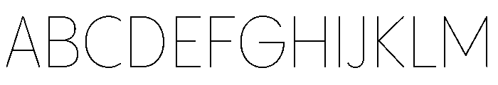 PPPangramSansRoundedCompact Thin Instance Font UPPERCASE