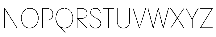 PPPangramSansRoundedCompact Thin Instance Font UPPERCASE