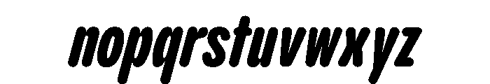 PPPangramSansRoundedCompressed ExtraboldItalic Instance Font LOWERCASE