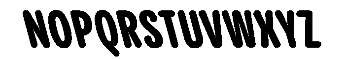 PPPangramSansRoundedCompressed ExtraboldReclined Instance Font UPPERCASE
