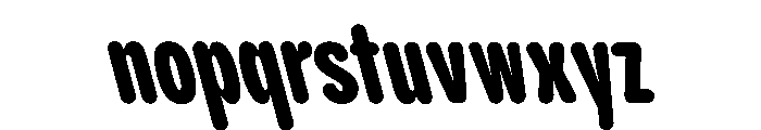 PPPangramSansRoundedCompressed ExtraboldReclined Instance Font LOWERCASE