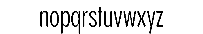 PPPangramSansRoundedCompressed Regular Instance Font LOWERCASE
