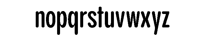 PPPangramSansRoundedCompressed Semibold Instance Font LOWERCASE