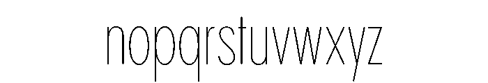 PPPangramSansRoundedCompressed Thin Instance Font LOWERCASE