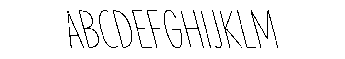PPPangramSansRoundedCompressed ThinReclined Instance Font UPPERCASE