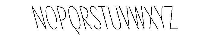 PPPangramSansRoundedCompressed ThinReclined Instance Font UPPERCASE