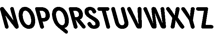PPPangramSansRoundedCondensed BoldReclined Instance Font UPPERCASE