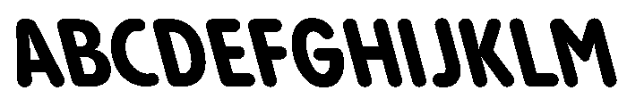 PPPangramSansRoundedCondensed ExtraboldReclined Instance Font UPPERCASE