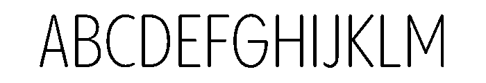 PPPangramSansRoundedCondensed Light Instance Font UPPERCASE