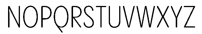 PPPangramSansRoundedCondensed Light Instance Font UPPERCASE