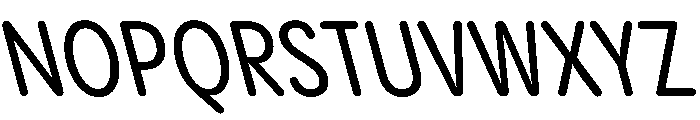 PPPangramSansRoundedCondensed MediumReclined Instance Font UPPERCASE