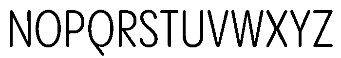 PPPangramSansRoundedCondensed Regular Instance Font UPPERCASE