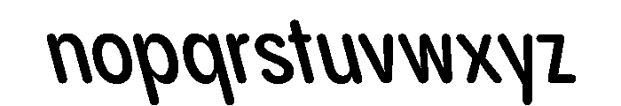 PPPangramSansRoundedCondensed SemiboldReclined Instance Font LOWERCASE