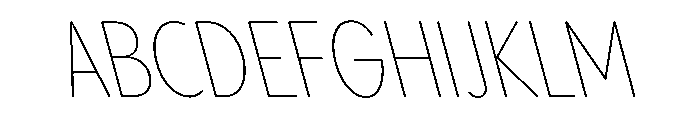 PPPangramSansRoundedCondensed ThinReclined Instance Font UPPERCASE