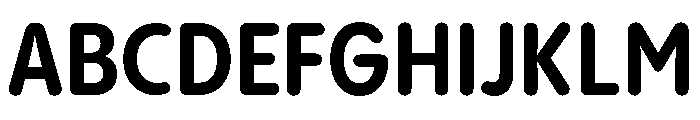 PPPangramSansRoundedNarrow Bold Instance Font UPPERCASE