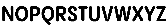 PPPangramSansRoundedNarrow Bold Instance Font UPPERCASE