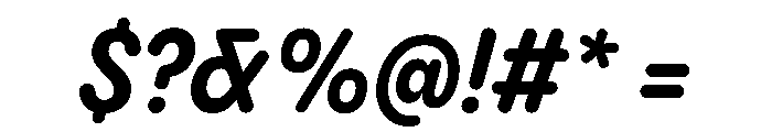 PPPangramSansRoundedNarrow BoldItalic Instance Font OTHER CHARS