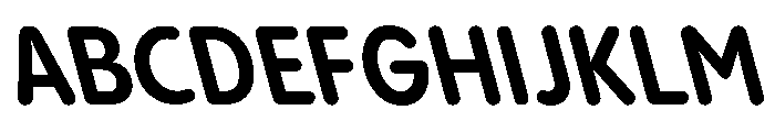 PPPangramSansRoundedNarrow BoldReclined Instance Font UPPERCASE