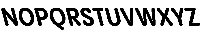 PPPangramSansRoundedNarrow BoldReclined Instance Font UPPERCASE