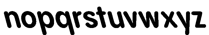 PPPangramSansRoundedNarrow BoldReclined Instance Font LOWERCASE