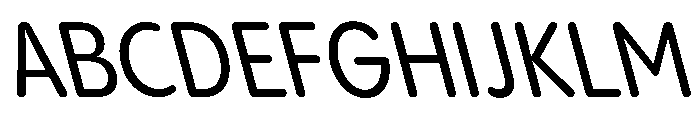 PPPangramSansRoundedNarrow MediumReclined Instance Font UPPERCASE