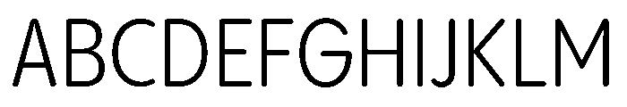 PPPangramSansRoundedNarrow Regular Instance Font UPPERCASE