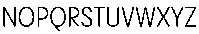 PPPangramSansRoundedNarrow Regular Instance Font UPPERCASE